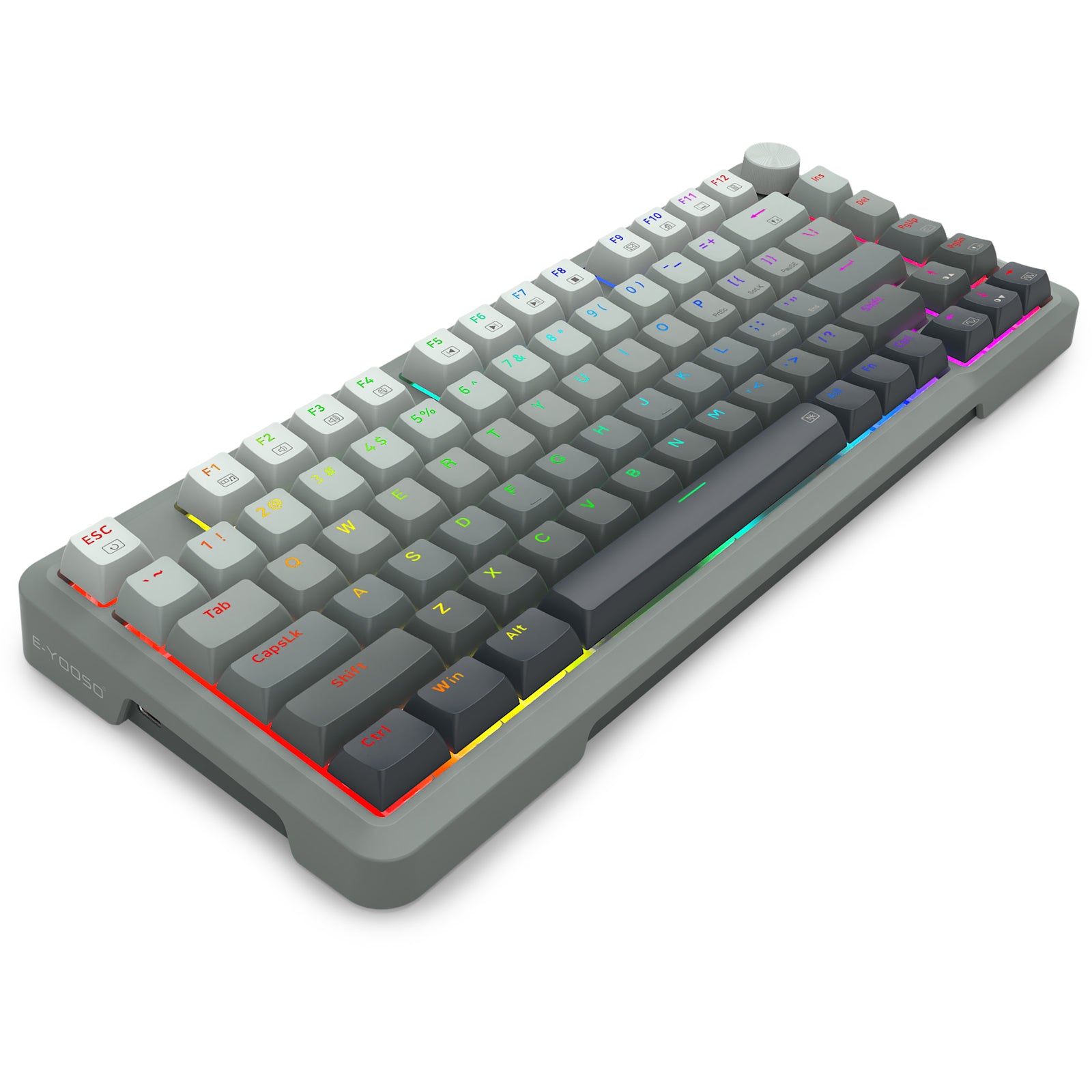 Teclado mecánico RGB con cable, efecto Hall y eje magnético para juegos