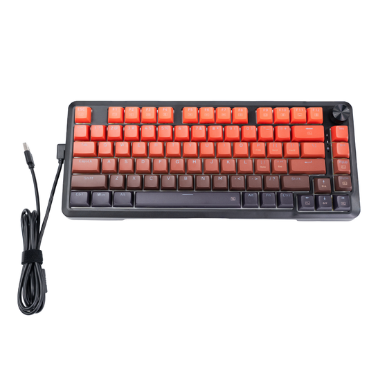 Teclado para juegos con cable Kcelo 75% Magnetic Switch Pro con almohadillas de amortiguación de grado eSports para PC de escritorio de la serie Professional