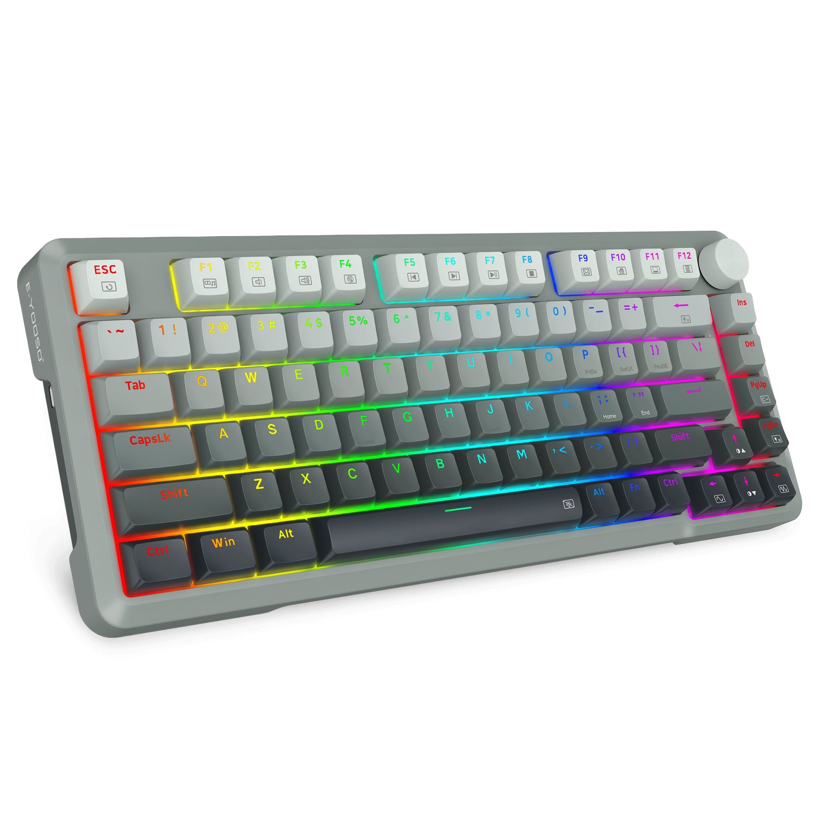 Teclado mecánico RGB con cable, efecto Hall y eje magnético para juegos