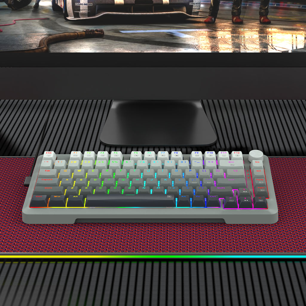 Teclado mecánico RGB con cable, efecto Hall y eje magnético para juegos