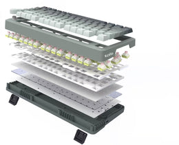 Teclado mecánico RGB con cable, efecto Hall y eje magnético para juegos